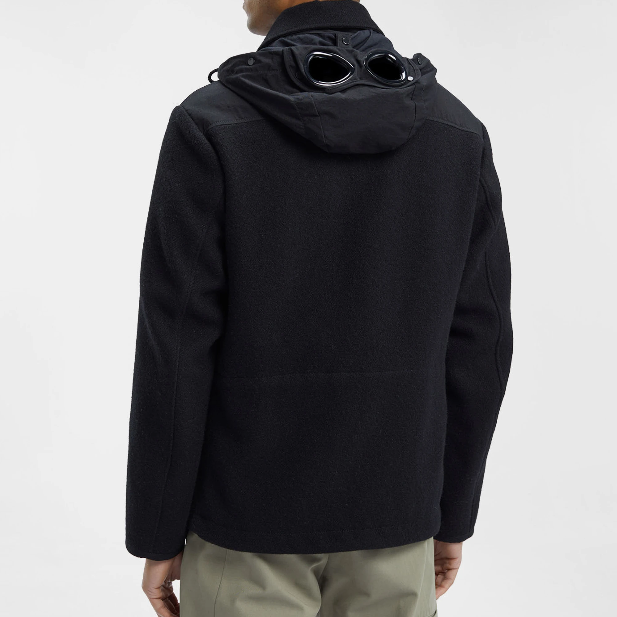 Chaqueta Duffle Google Mixed Black C.P. Company