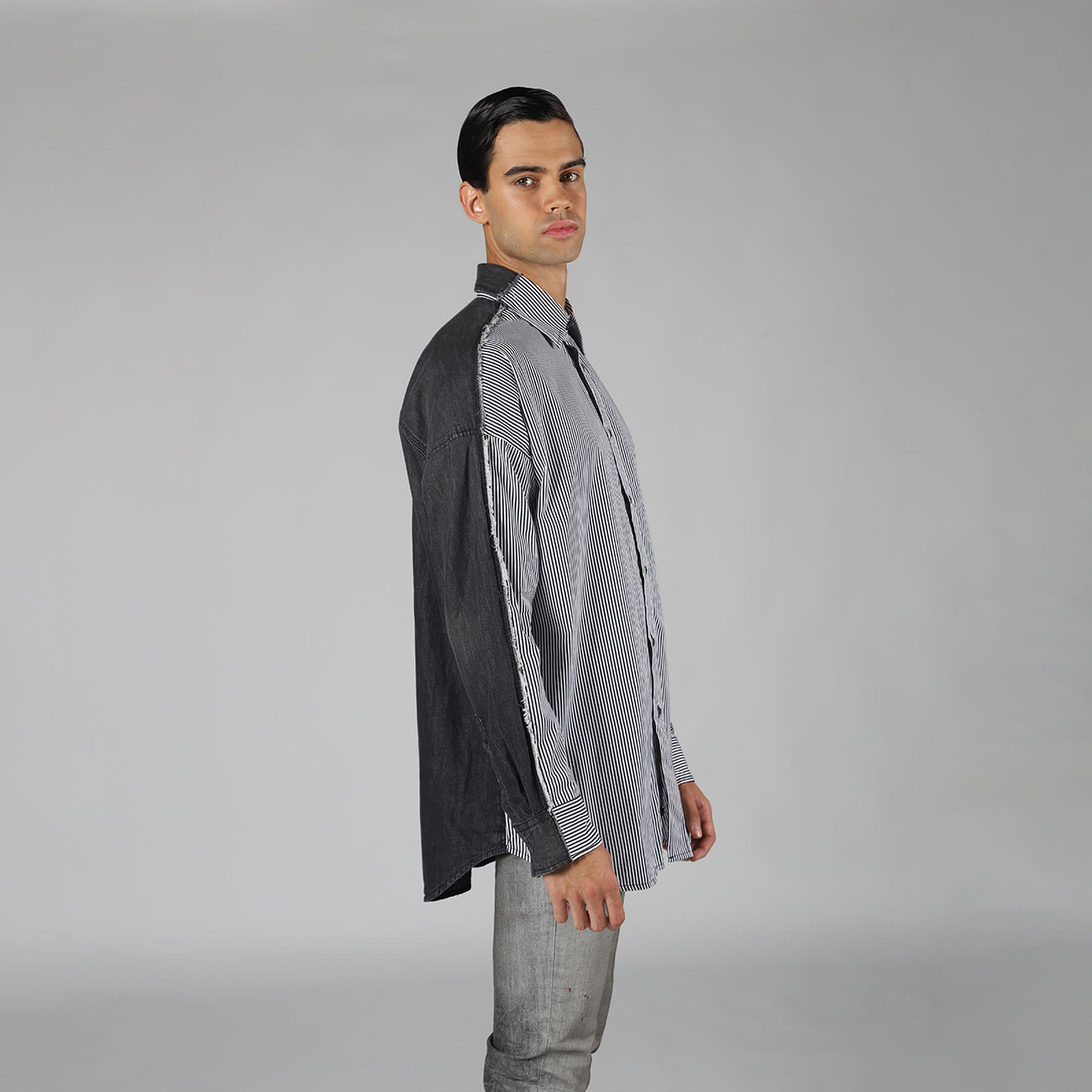 Camisa S Wahr Stripe Diesel