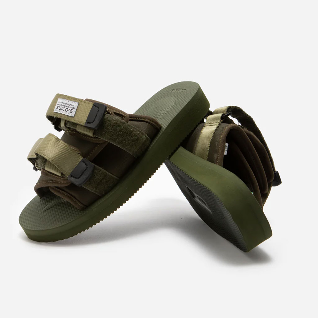 Suicoke Moto Cab Olive Sandalias