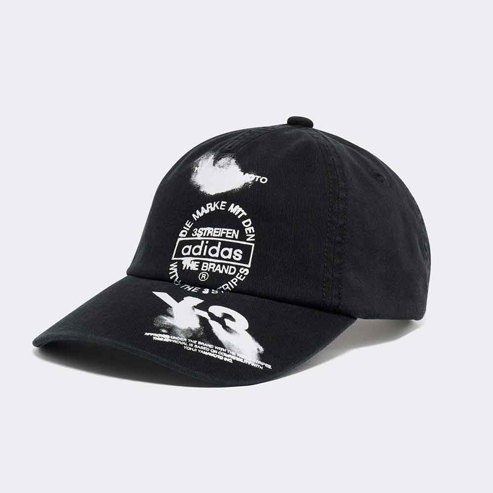 KC3339 Gorra Y-3 Graphic Cap Black HOMBRE-MUJER