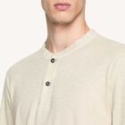 Top Henley de corte regular en punto Slub Dondup