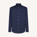 Camisa azul regular fit jersey 890 Dondup