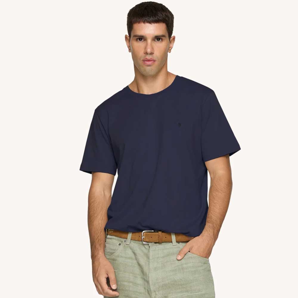 Camiseta de cuello redondo regular fit jersey Dondup