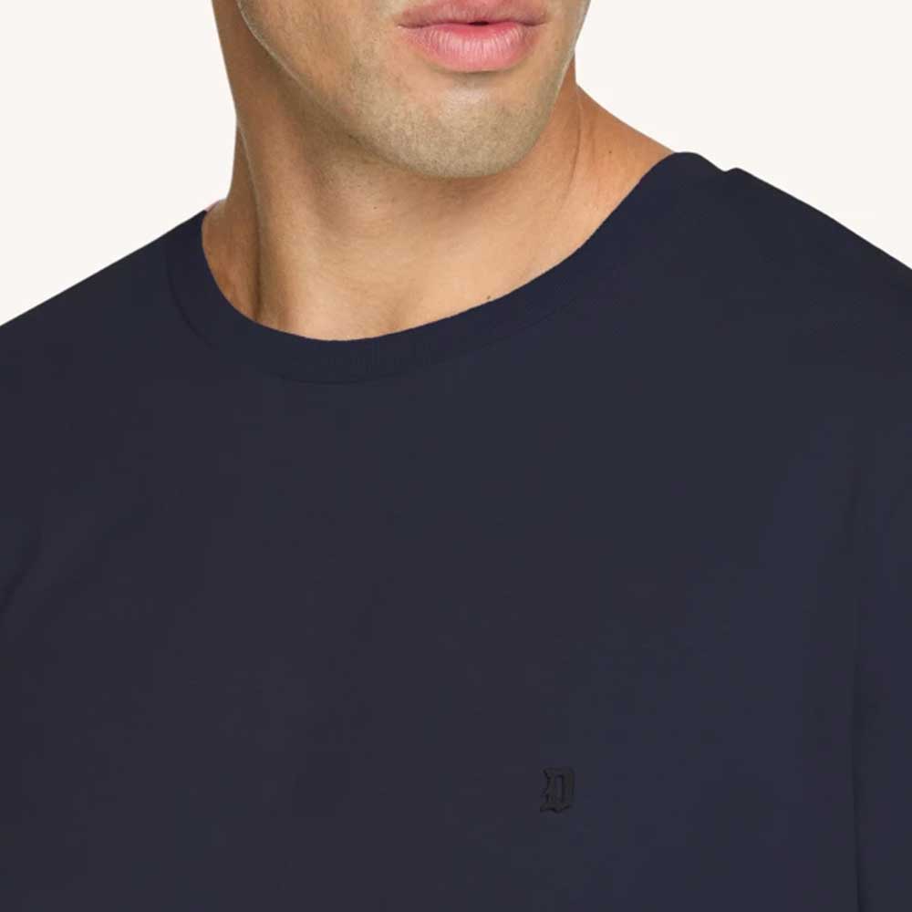 Camiseta de cuello redondo regular fit jersey Dondup
