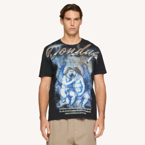 Camiseta oversize cuello redondo jersey Dondup Ilustración IV6.