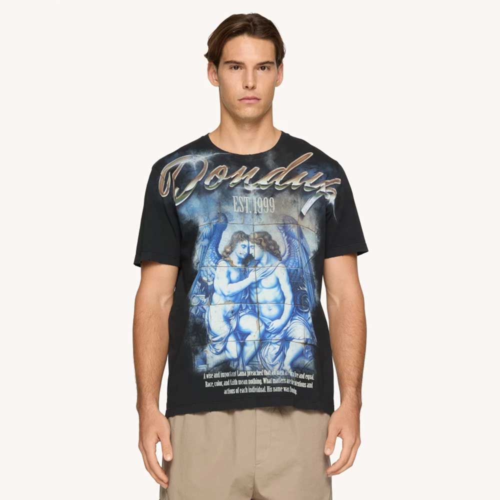 Camiseta oversize cuello redondo jersey Dondup Ilustración IV6.