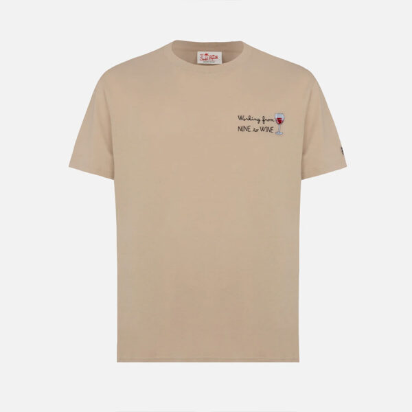 Camiseta Portofino Nine Wine 10H EMB MC2 Saint Barth