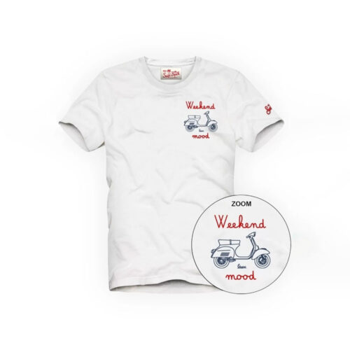 Camiseta Vespa Weekend 01 Emb MC2 SAINT BARTH