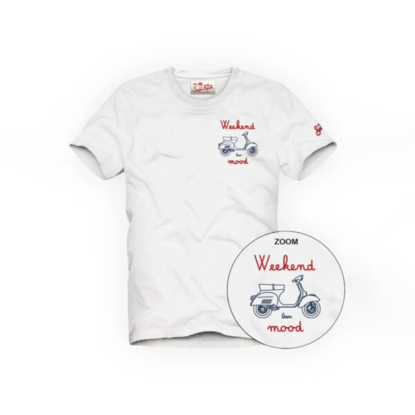 Camiseta Vespa Weekend 01 Emb MC2 SAINT BARTH