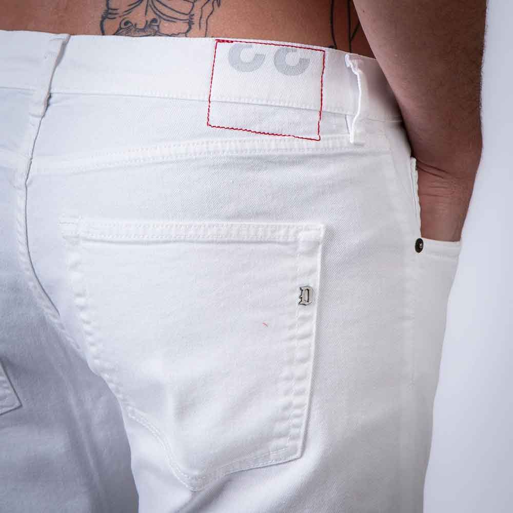 Pantalón vaquero Dondup ICON de corte regular en denim bull de algodón color azul