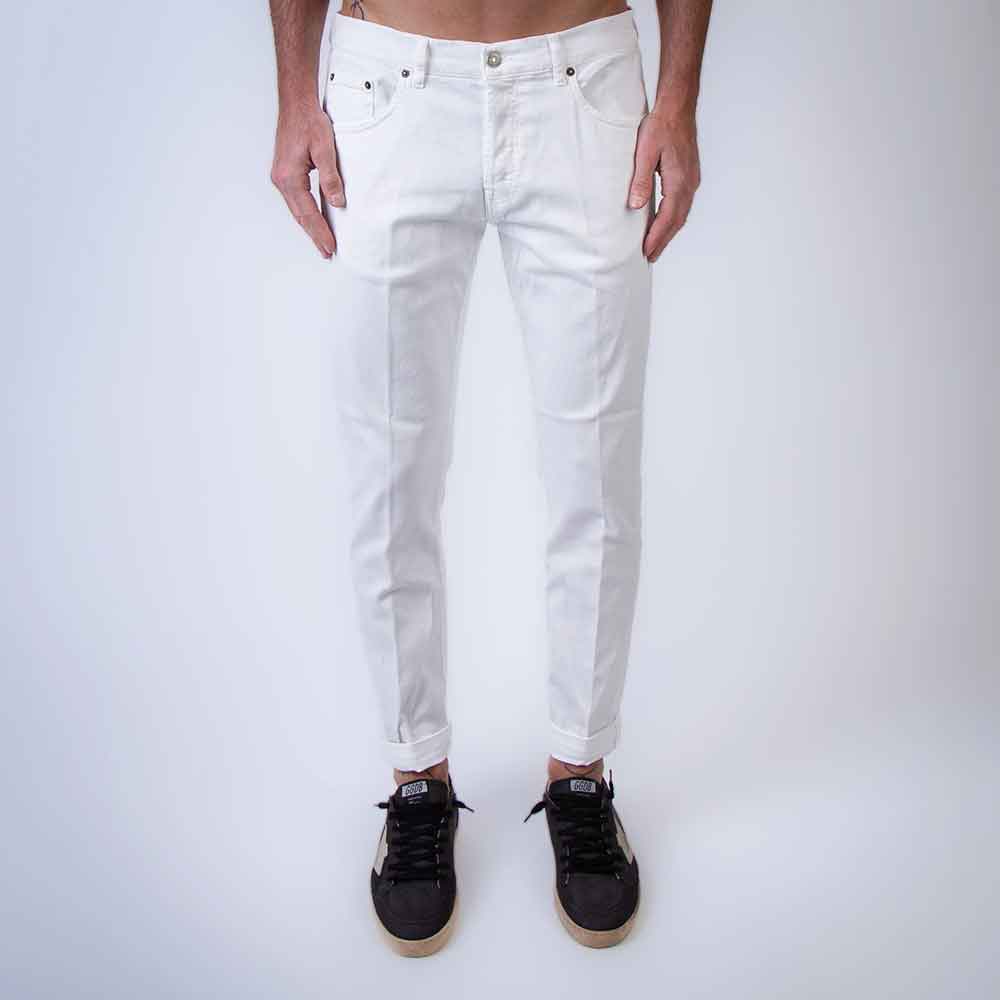 Pantalón vaquero Dondup ICON de corte regular en denim bull de algodón color azul