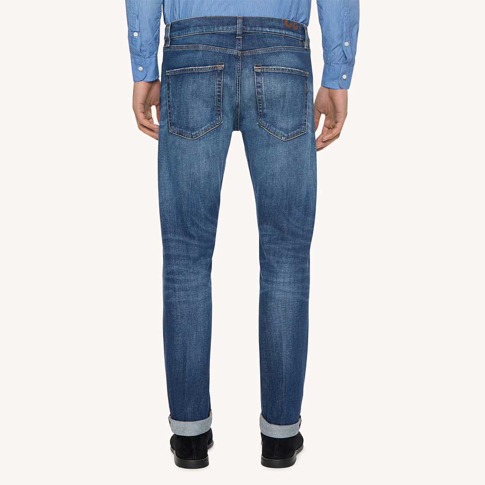 Pantalón vaquero elástico regular fit icon Dondup