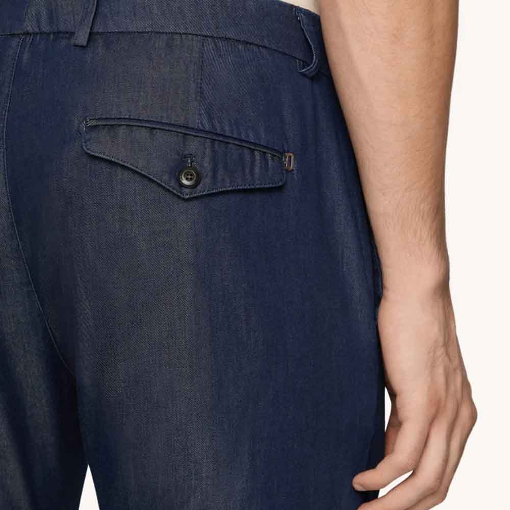 Pantalón vaquero Joe Carrot en Denim Rígido Dondup color azul