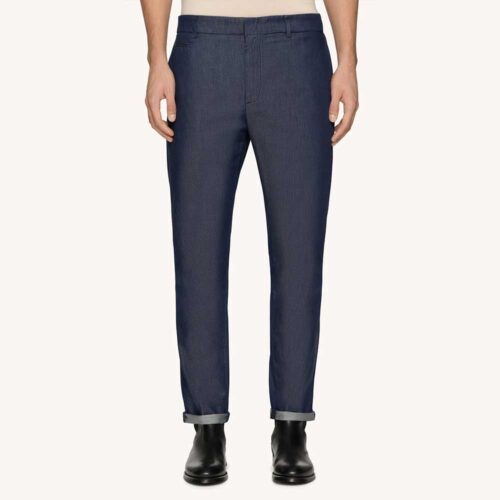 Pantalón vaquero Joe Carrot en Denim Rígido Dondup color azul