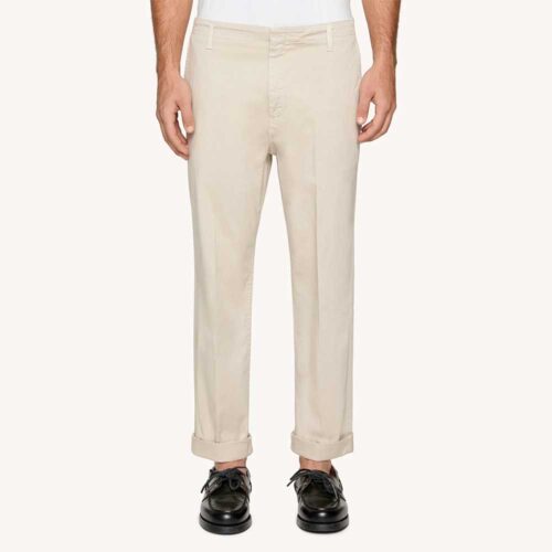 Pantalones Zyan Carrot Gabardina compacta Dondup