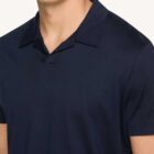 Polo regular fit en algodón y punto de jersey 890 azul oscuro Dondup