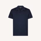 Polo regular fit en algodón y punto de jersey 890 azul oscuro Dondup