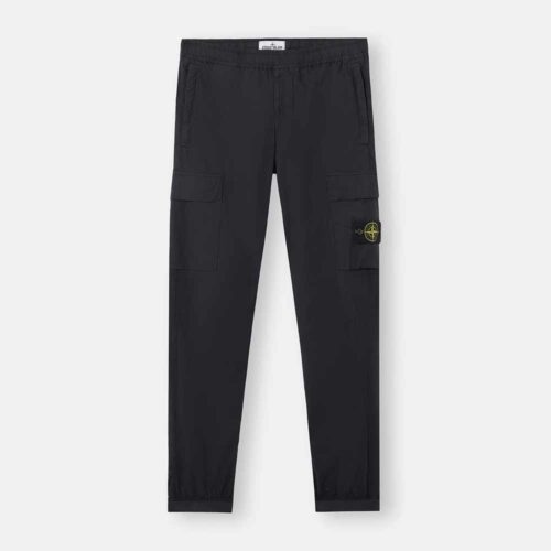 3100031 Stretch Cotton Tela Paracadute Azul Marino Stone Island