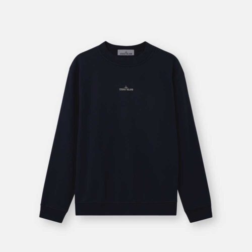 Sudadera 6100018 Cotton Fleece Negro Stone Island