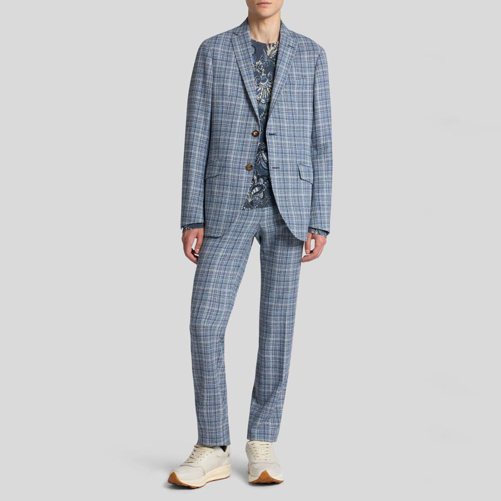 Blazer de Punto de Lana y Algodón ETRO. Miralles 1986 SS 25