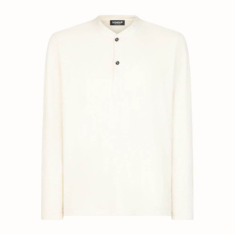 Top Henley Regular en punto Slub Dondup