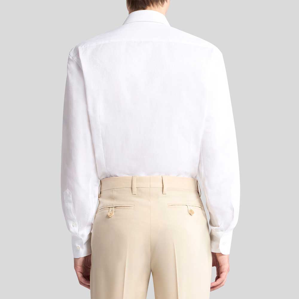 Camisa algodón Jacquard Blanco ETRO