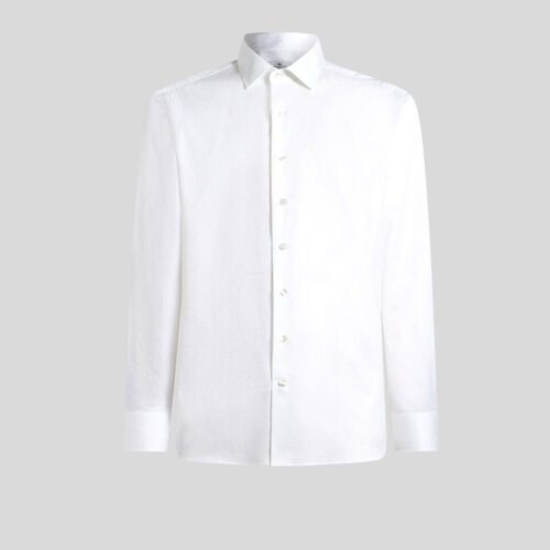 Camisa algodón Jacquard Blanco ETRO