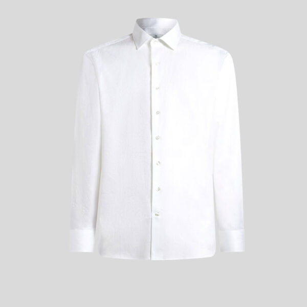 Camisa algodón Jacquard Blanco ETRO