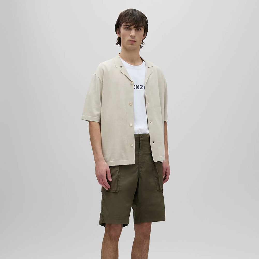 Camisa de manga corta de punto Aspesi Sand Sabbia