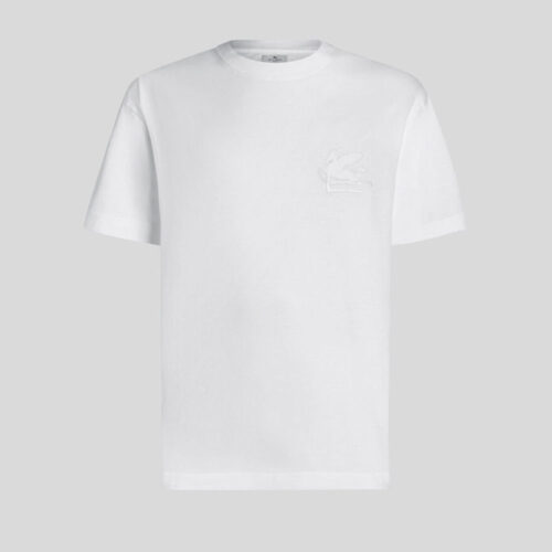 Camiseta con bordado Pegaso ETRO