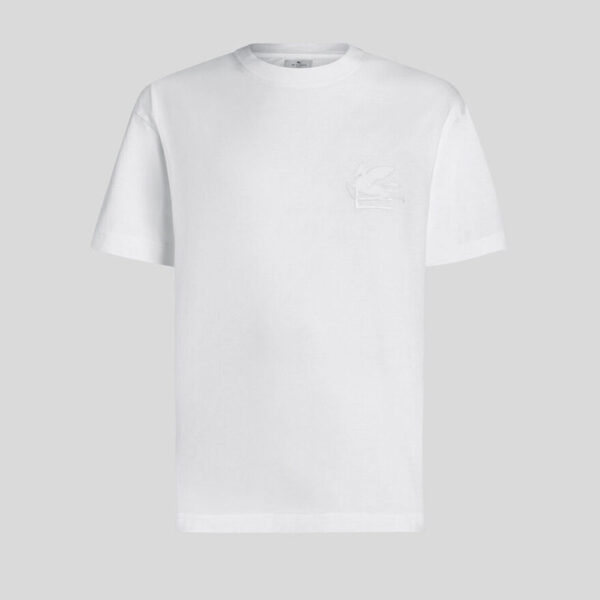 Camiseta con bordado Pegaso ETRO