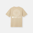 Camiseta Manga Corta Algodón Jersey Desierto Stone Island
