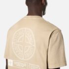Camiseta Manga Corta Algodón Jersey Desierto Stone Island