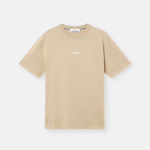Camiseta Manga Corta Algodón Jersey Desierto Stone Island