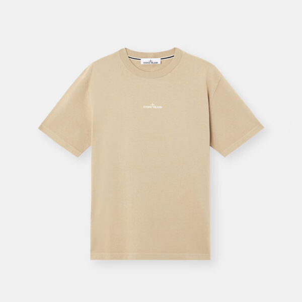 Camiseta Manga Corta Algodón Jersey Desierto Stone Island