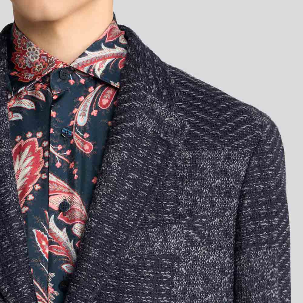 Chaqueta Blazer Mezcla Lana Patchwork Etro MRCA005499JKB05B0065