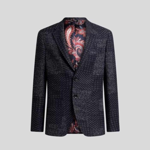 Chaqueta Blazer Mezcla Lana Patchwork Etro MRCA005499JKB05B0065