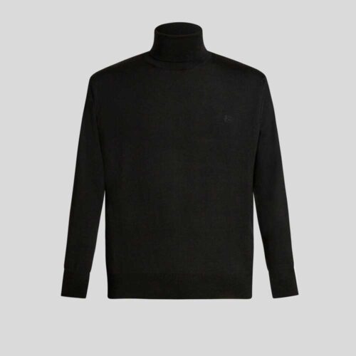 Jersey de lana en cuello alto bordado ETRO