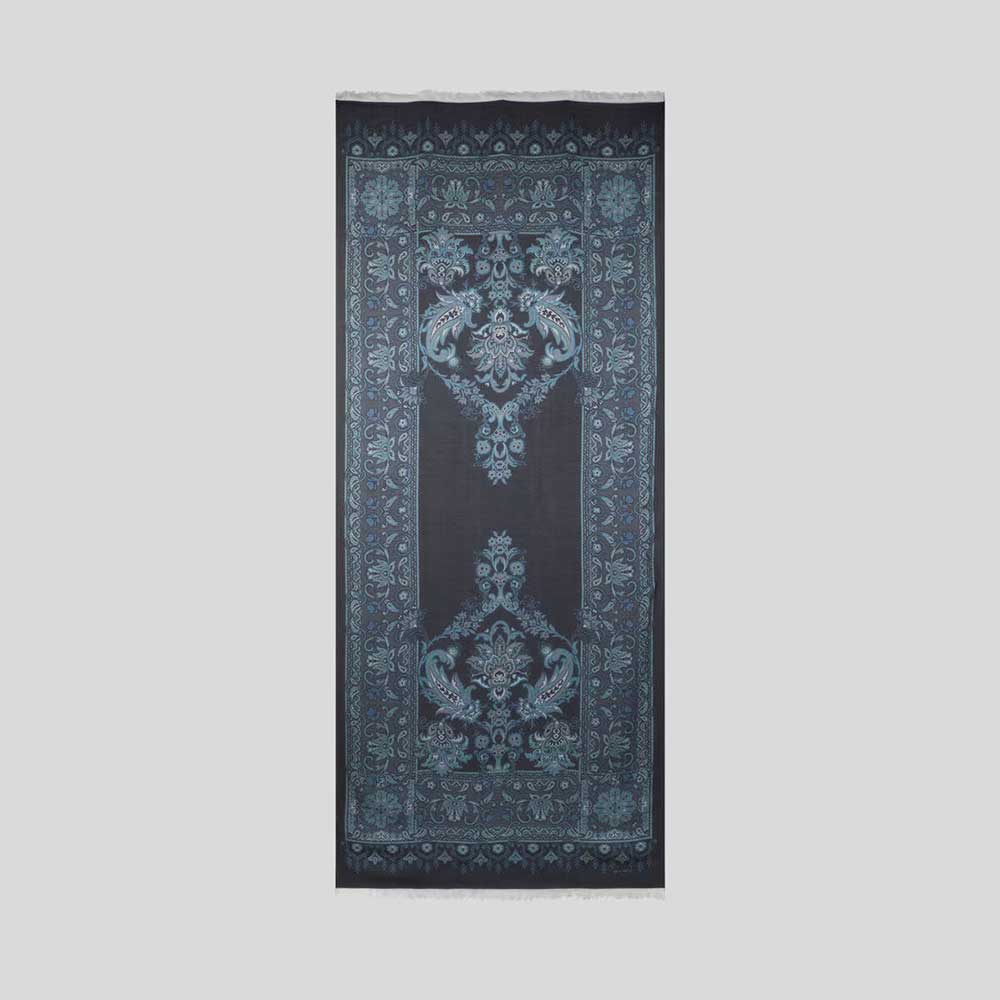 Etro MATA0061AQ250S9883 Miralles 1986 scarf