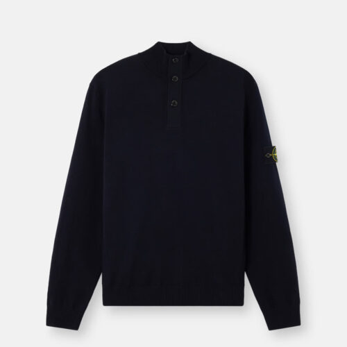Polo 5100002 Manga Larga Azul Marino Stone Island