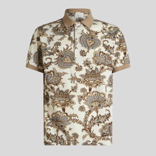 Polo con estampado Flores Etro
