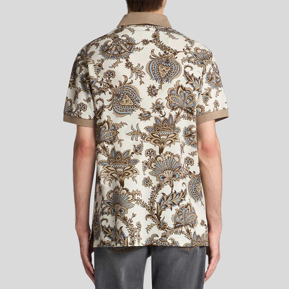 Polo con estampado Flores Etro