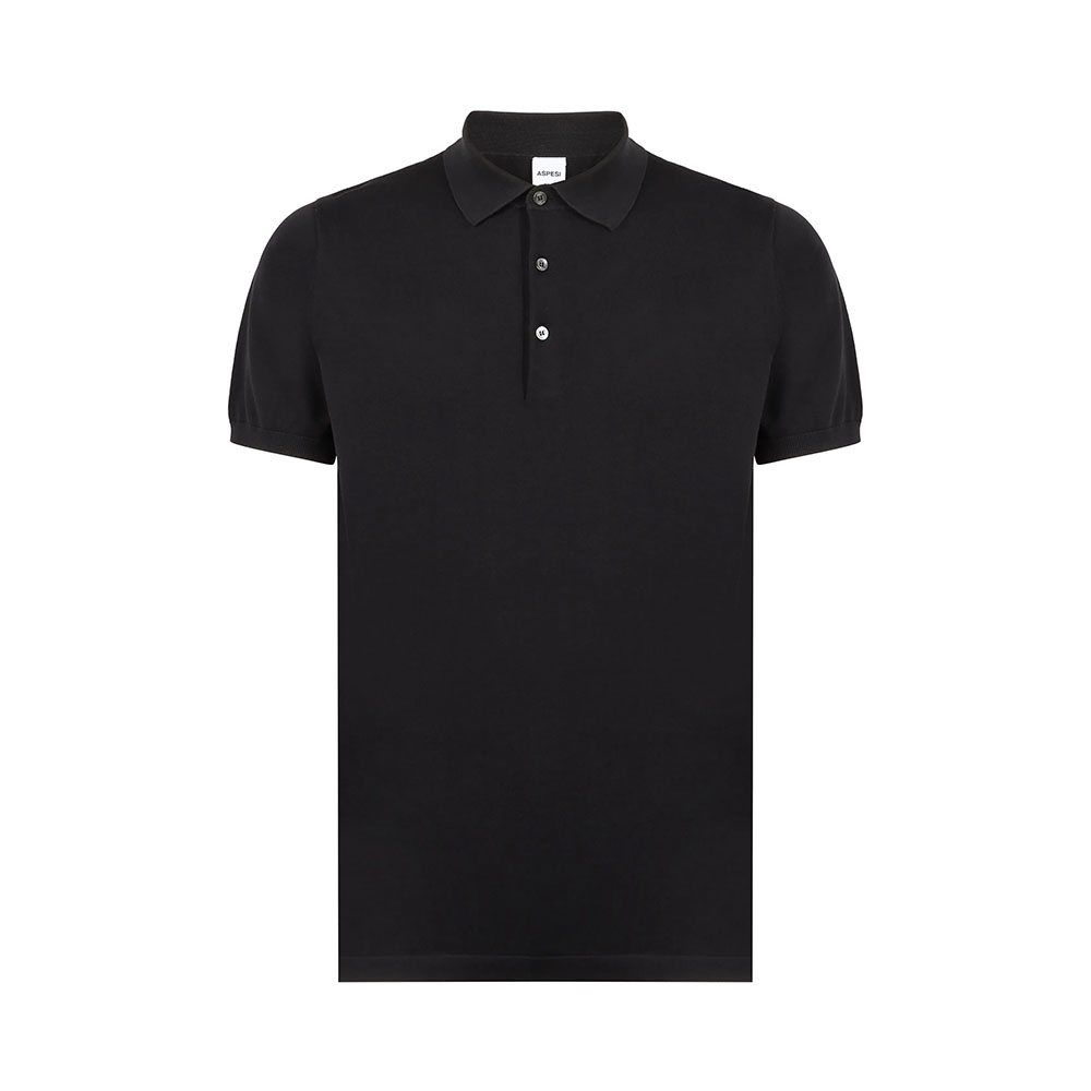 polo-nero-aspesi-01241-mod-ay78-3 Polo Mod AY78 Negro Aspesi
