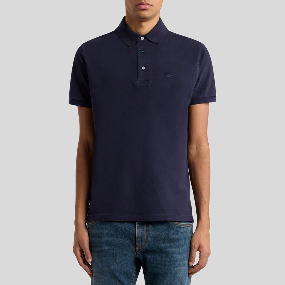 Polo Shirt With Printed Details Etro