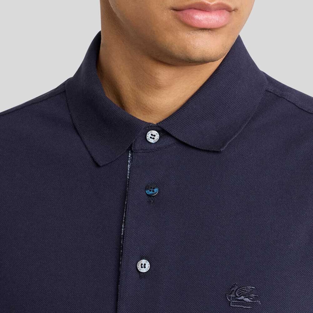 Polo Shirt With Printed Details Etro
