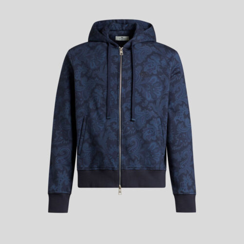 Sudadera Hooded Sweatshirt With Tonal Print Etro