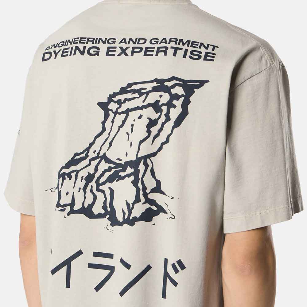 Camiseta Manga Corta 2100021 Pearl Grey Algodón Orgánico Stone Island