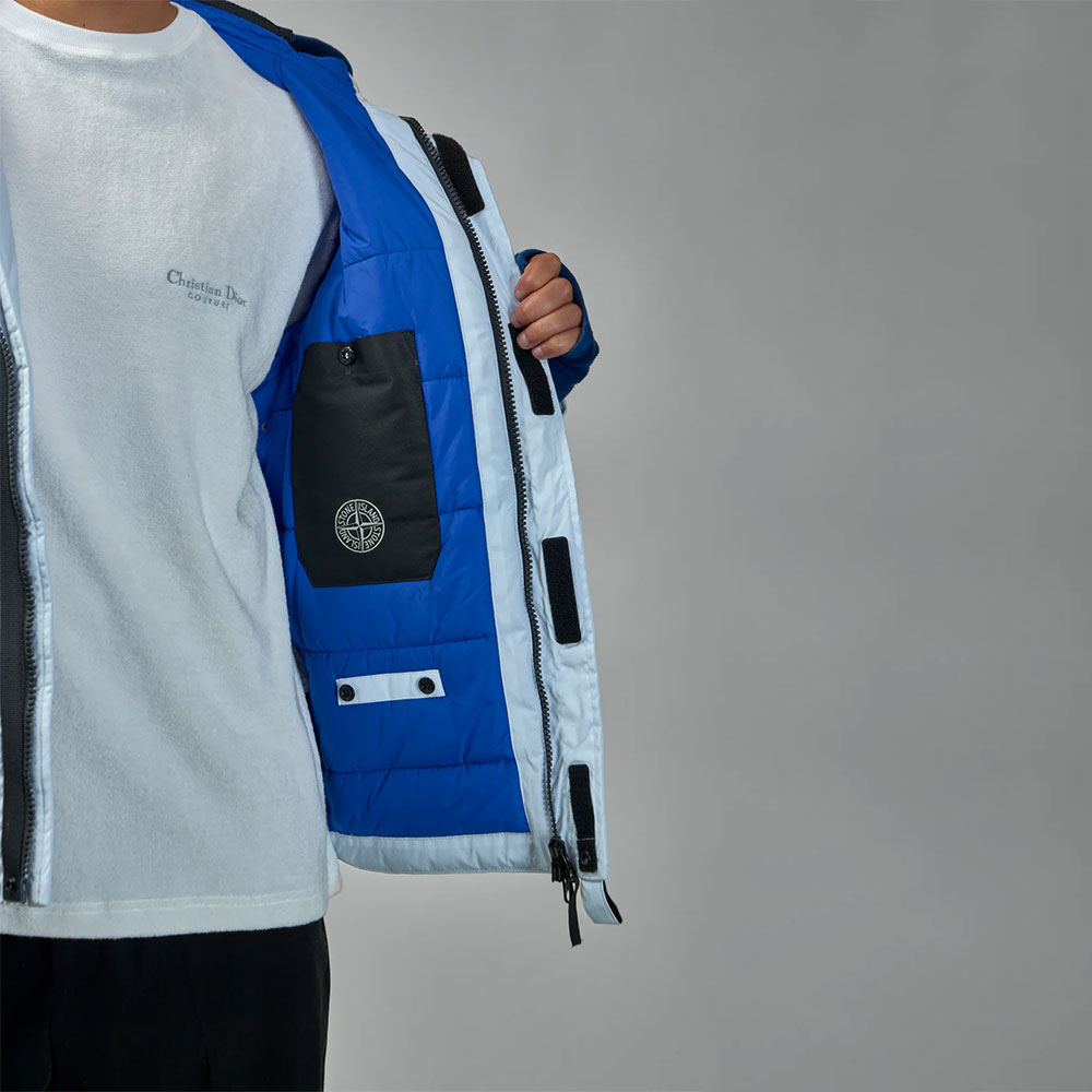 Chaqueta Nylon Metal Azul Cielo Watro TC ECONYL® Stone Island