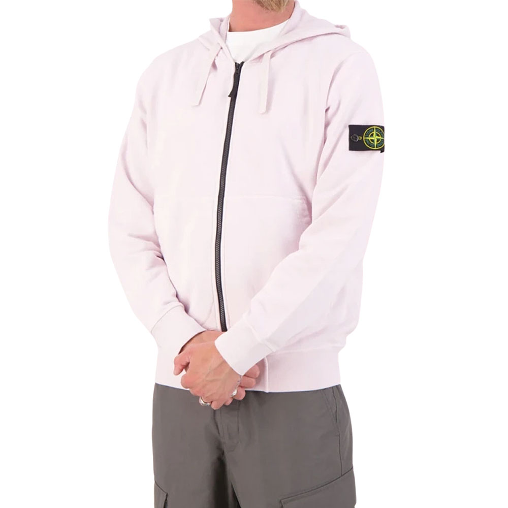 Sudadera con Capucha Rosa Stone Island