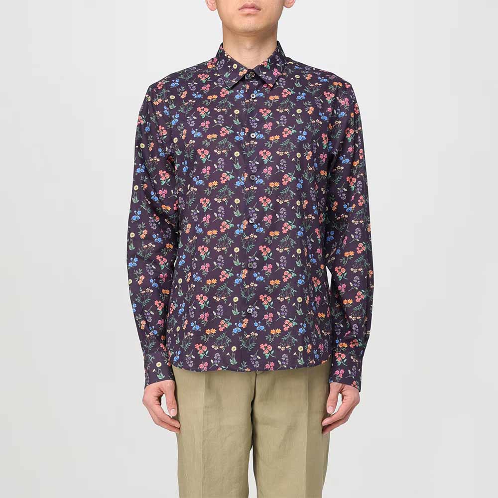camisa-floral-azul-paul-smith Camisa Floral Paul Smith